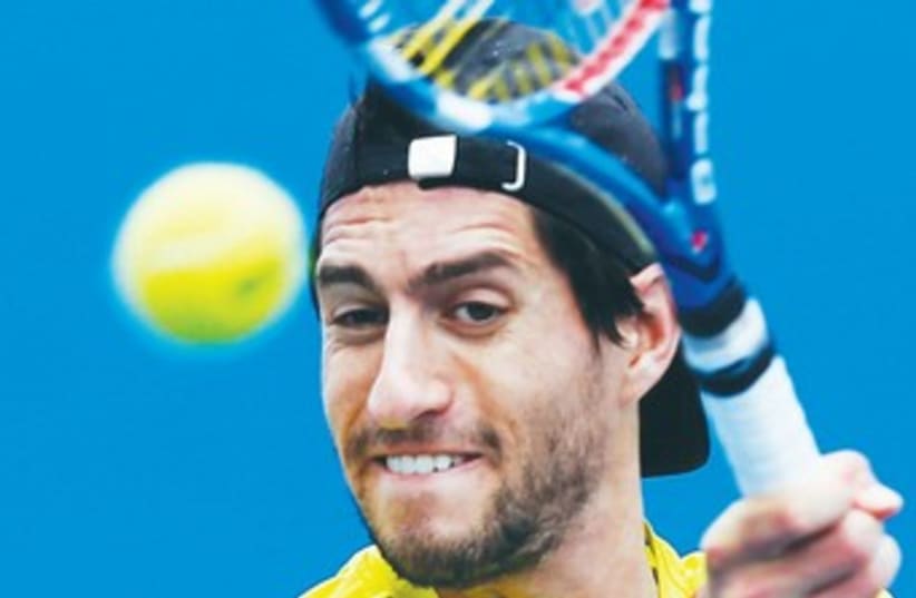 Israeli tennis star Amir Weintraub370 (photo credit: REUTERS)