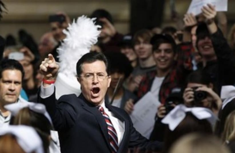 Actor and television host Stephen Colbert  (photo credit: REUTERS)