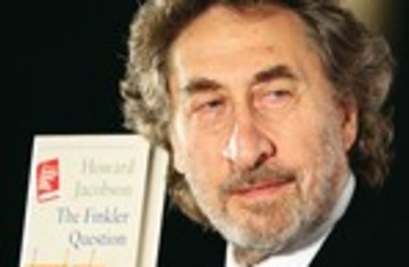 Howard Jacobson with book 150 (photo credit: REUTERS)