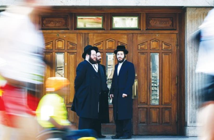 Ultra-Orthodox Jewish in NY 521 (photo credit: REUTERS)