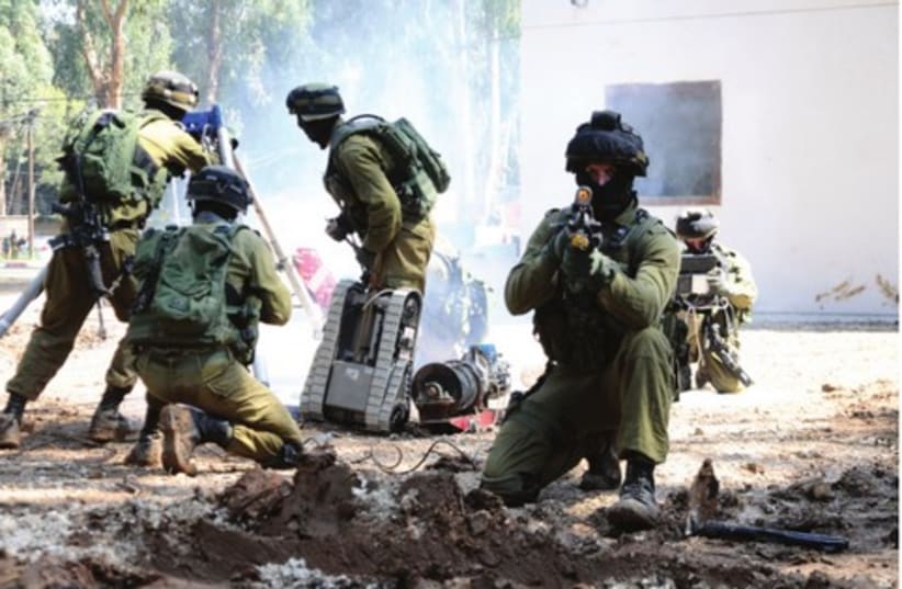 Soldiers from the SAMUR unit 521 (photo credit: COURTESY / IDF SPOKESPERSON' S UNIT)