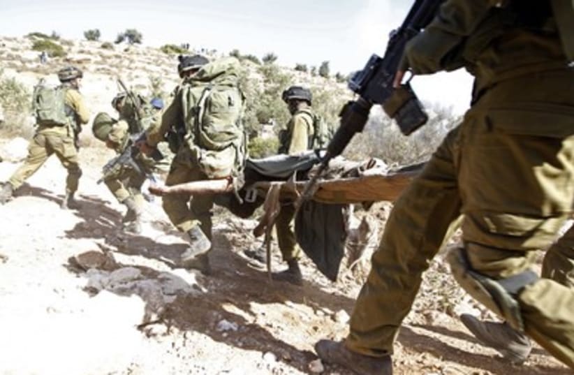 IDF soldiers in West Bank 390 (photo credit: REUTERS)