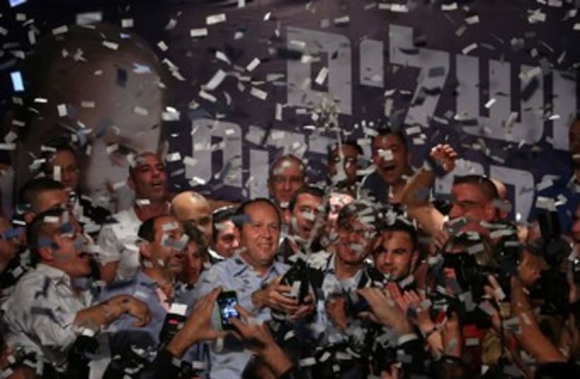 Barkat at elecion party 370 (photo credit: Marc Israel Sellem/The Jerusalem Post)