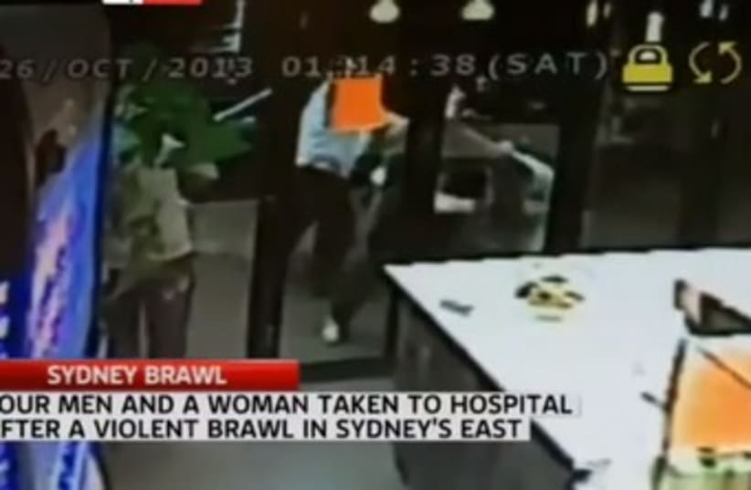 Australia anti-Semitic attack 370 (photo credit: Screenshot Sky News)