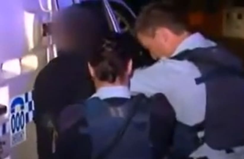 Sydney police arrest suspects in anti-Semitic attack 370 (photo credit: Screenshot)