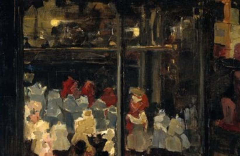 Shop Window by Isaac Israels 370 (photo credit: Wikimedia Commons)