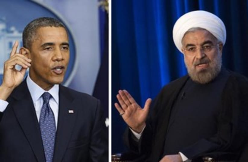 Obama and Rouhani 370 (photo credit: REUTERS)