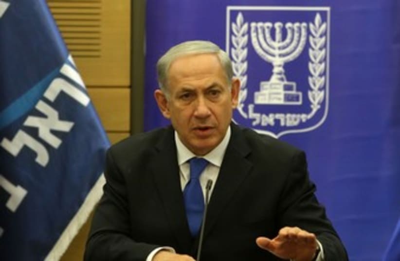 Netanyahu at Likud meeting 370 (photo credit: Marc Israel Sellem/The Jerusalem Post)