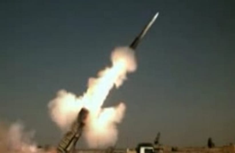 Iran anti-rocket missile (photo credit: YouTube screenshot)