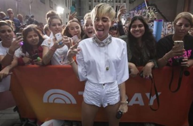 Miley Cyrus (photo credit: Reuters)
