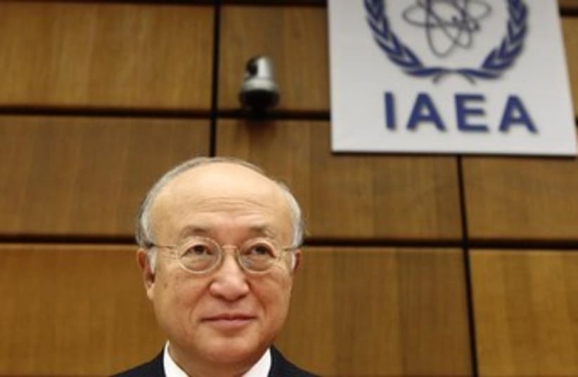 IAEA Director General Yukiya Amano 370 (photo credit: REUTERS/Heinz-Peter Bader)