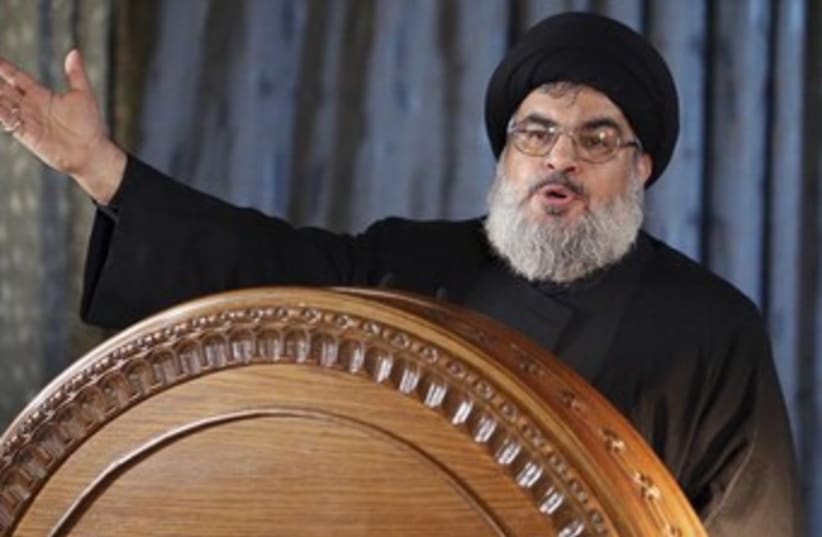 Hezbollah chief Hassan Nasrallah 370 (photo credit: REUTERS/Hasan Shaaban)