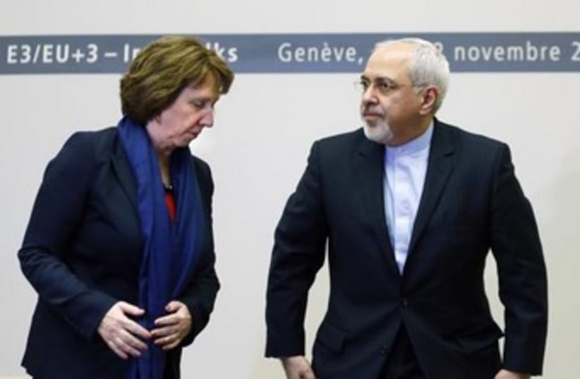 Iran talks in Geneva November 20 370 (photo credit: REUTERS/Denis Balibouse)