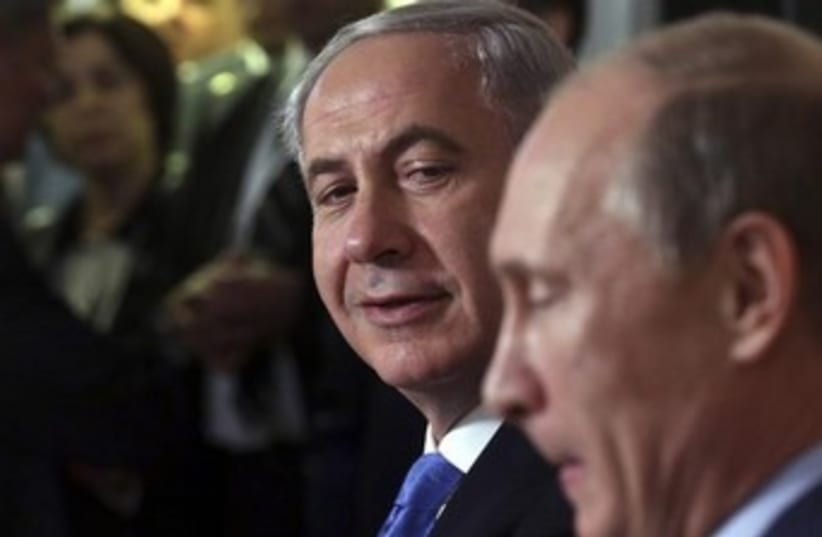 Putin, Netanyahu (photo credit: Reuters)