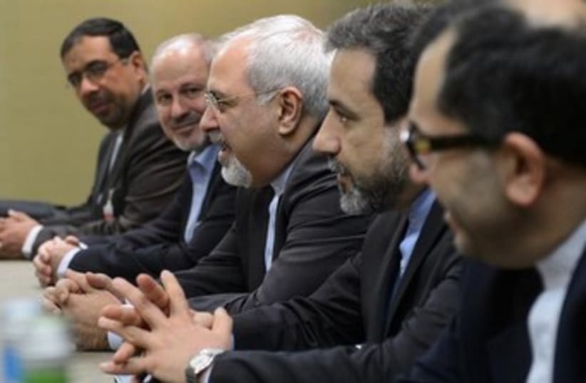Iranian nuclear negotiators delegation 370 (photo credit: REUTERS/Fabrice Coffrini/Pool )
