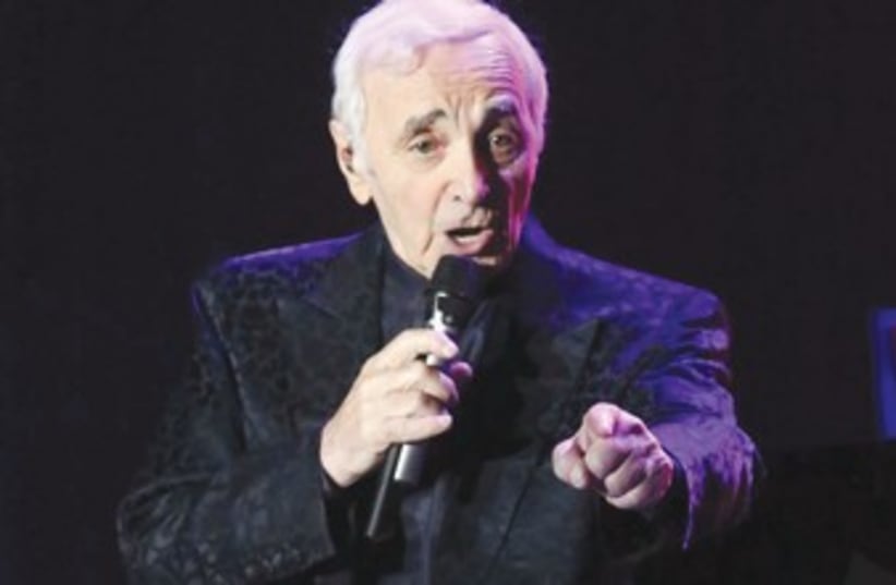 Charles Aznavour 370 (photo credit: Sivan Farag)