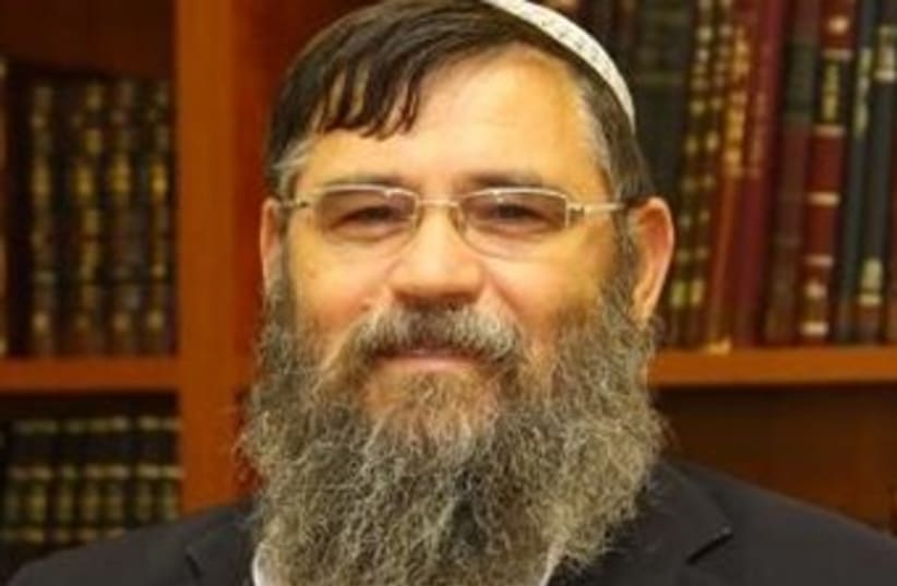 Rabbi Eliezer Shenvald, the dean of Meir Harel yeshivas  (photo credit: Meir Harel Yeshivot)