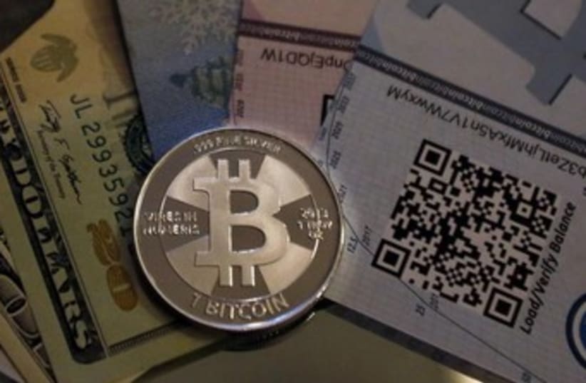 Bitcoin 370 (photo credit: REUTERS/Jim Urquhart)