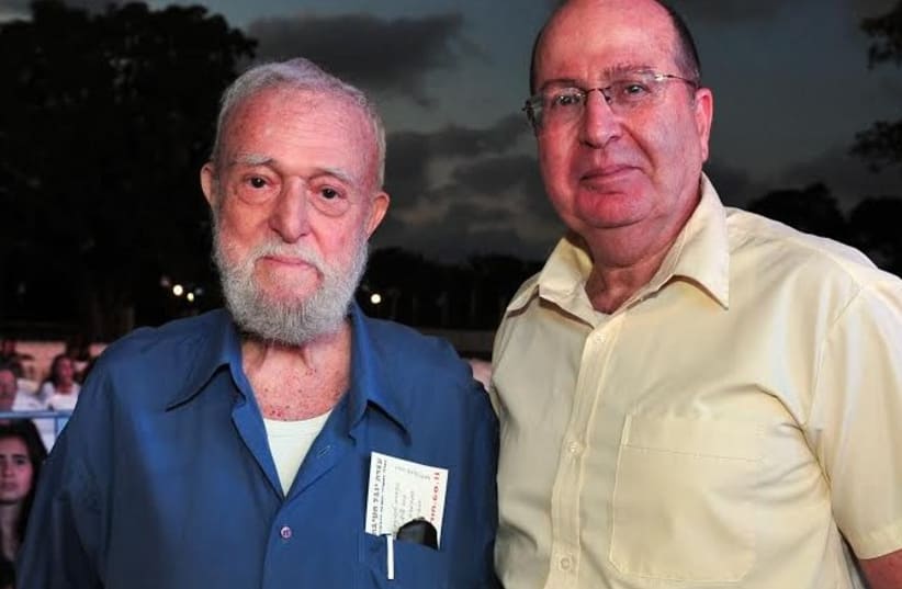 Danny Matt (left) standing next to Yaalon 370 (photo credit: Ariel Hermoni, Defense Ministry )