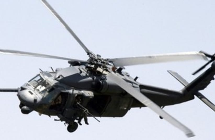 A Black Hawk helicopter 370 (photo credit: Reuters)