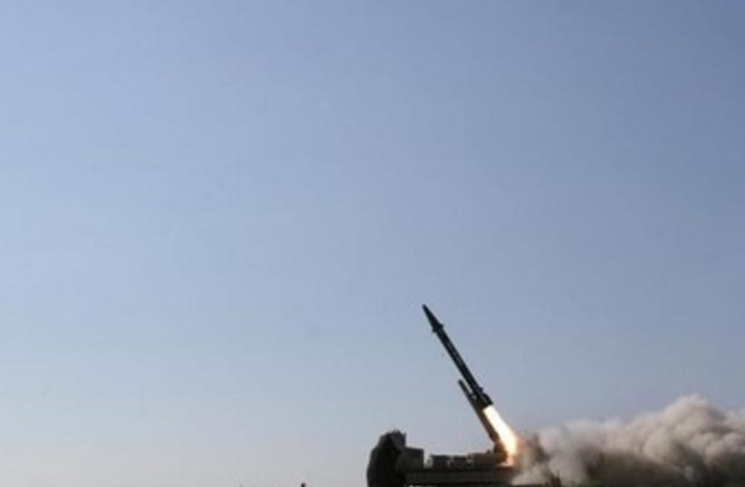 Iranian ballistic missile 370 (photo credit: REUTERS/Fars News/Handout)