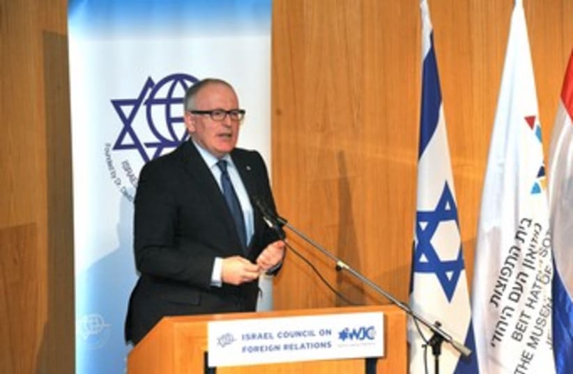 Dutch Foreign Minister Frans Timmermans 370 (photo credit: Andres Lacko)