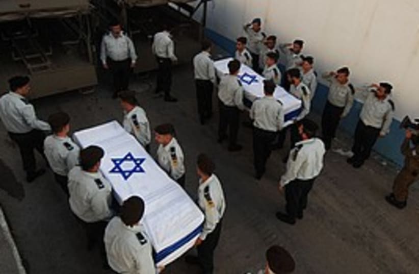 coffins rosh hanikra 298 (photo credit: IDF)