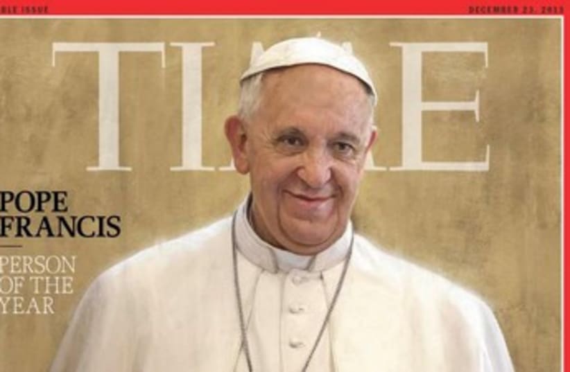 Pope Francis Time cover 370 (photo credit: Time)