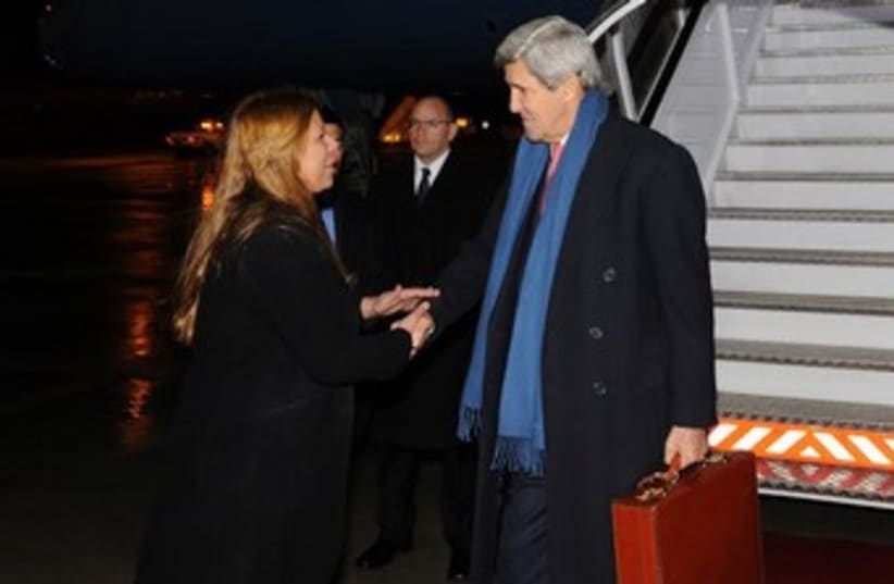 Kerry arrives in Israel Dec 12 370 (photo credit: Matty Stern/US Embassy Tel Aviv)