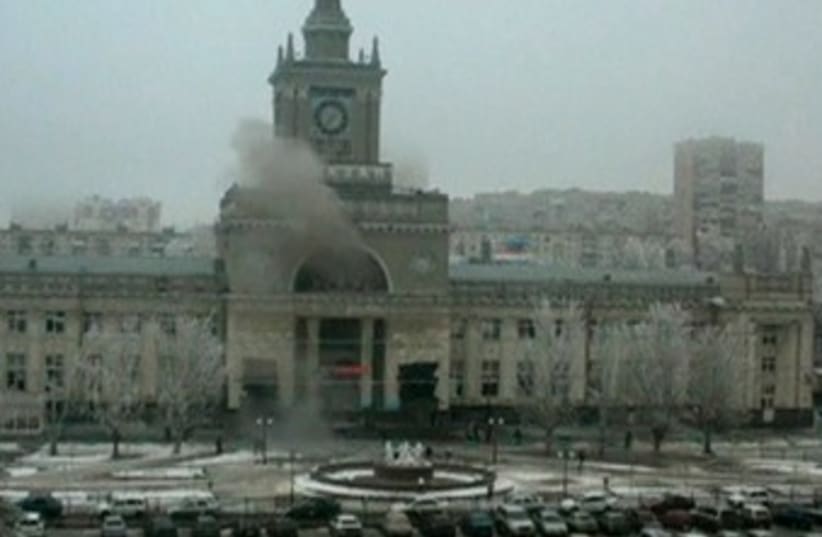 Suicide bombing at Volgograd, Russia (photo credit: REUTERS)