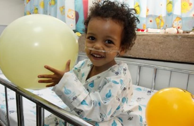 Hayat from Ethiopia after her heart surgery 370 (photo credit: Courtesy of Save a Child’s Heart)