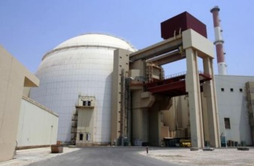 Bushehr nuclear power plant south of Tehran. (photo credit: REUTERS)