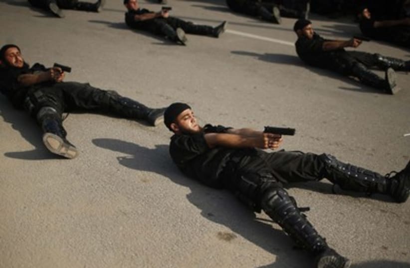 Hamas marks 5th anniversary of Operation Cast Lead in Gaza. (photo credit: Reuters)