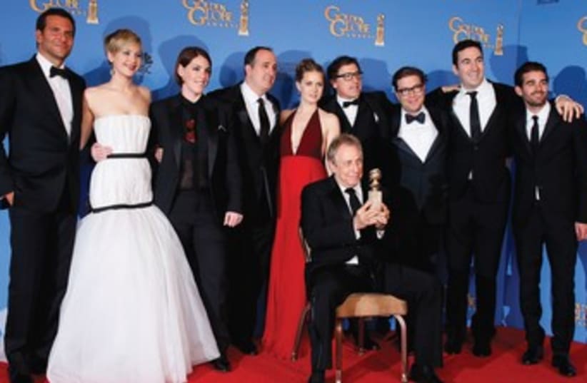 The cast of 'American Hustle.' (photo credit: REUTERS)