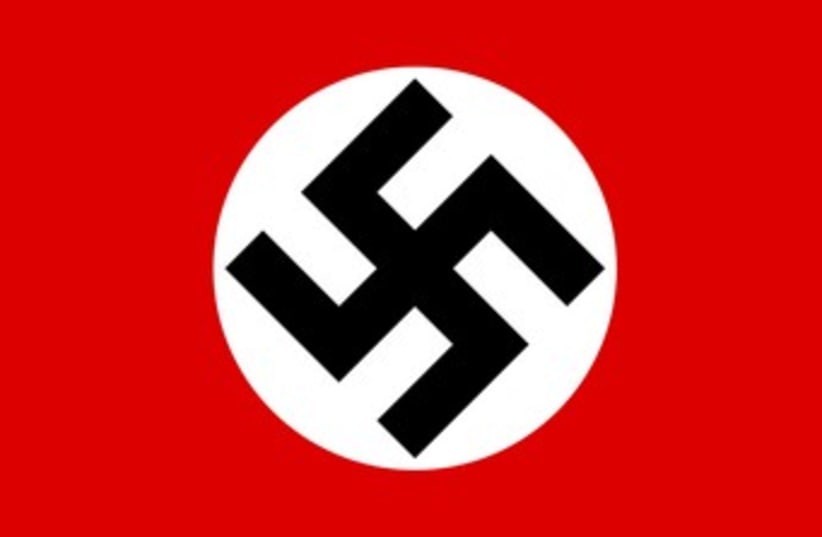 Nazi flag (photo credit: Wikimedia Commons)