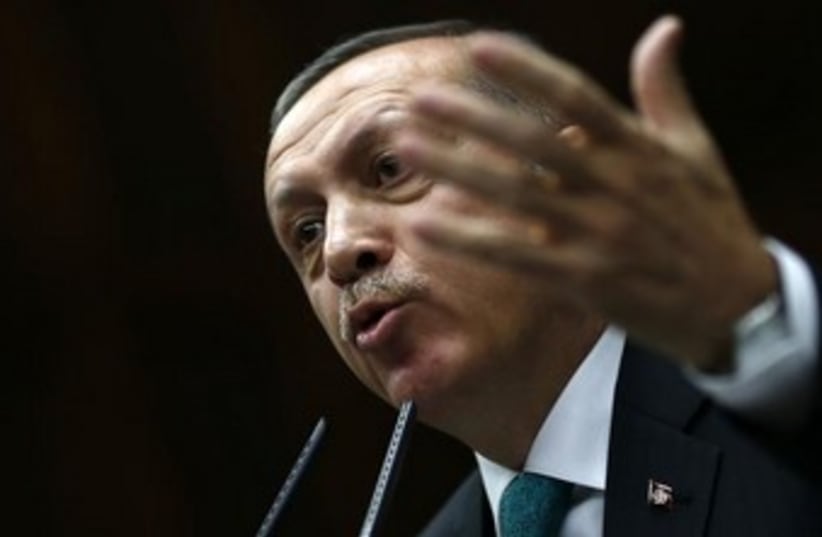 Turkish Prime Minister Recep Tayyip Erdogan  (photo credit: Reuters)