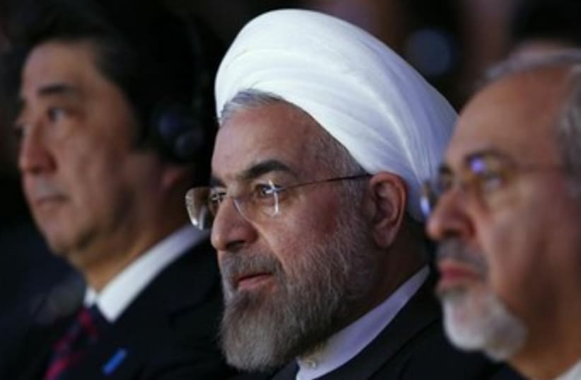 Iranian President Hassan Rouhani at the World Economic Forum (WEF) in Davos. (photo credit: REUTERS)