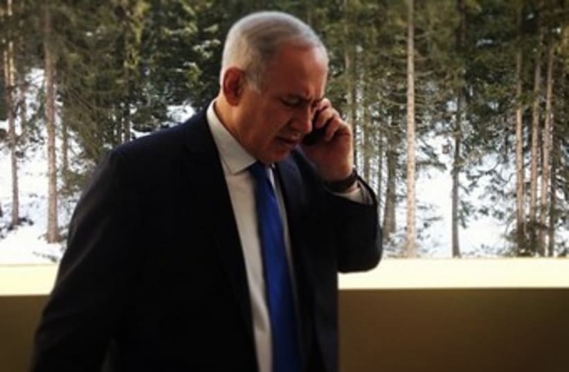 Prime Minister Binyamin Netanyahu in Davos. (photo credit: Courtesy)