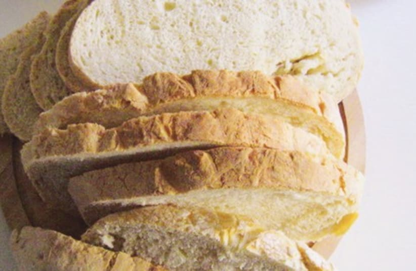 Sourdough bread made with potato (photo credit: MIRIAM KRESH)