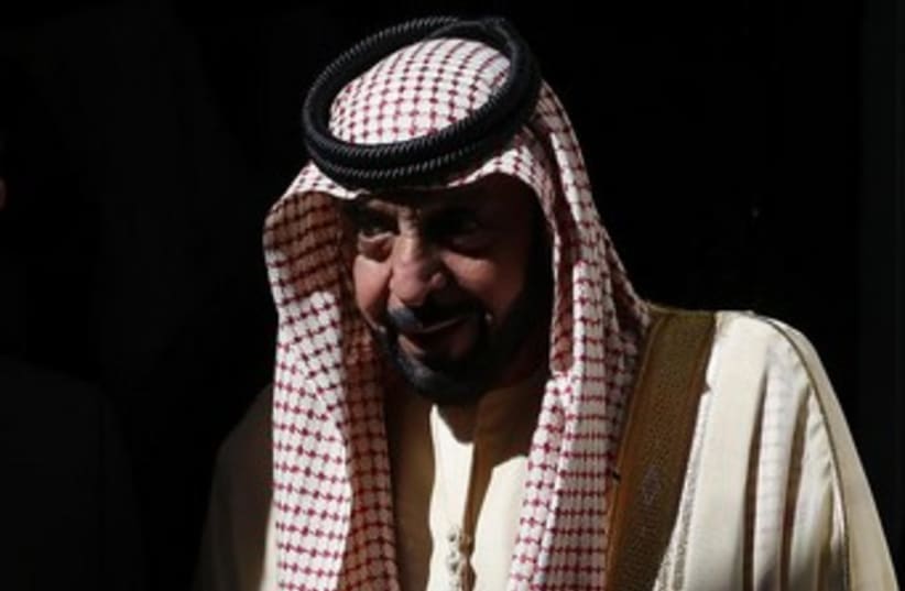 UAE President Khalifa bin Zayed al-Nahayan (photo credit: REUTERS)
