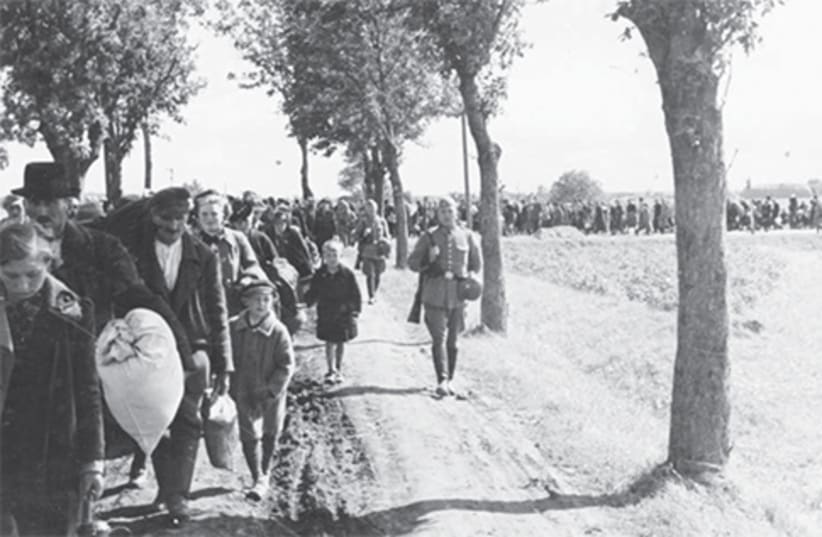 Nazi German expulsion of Poles from central Poland, 1939 (photo credit: Wikimedia Commons)