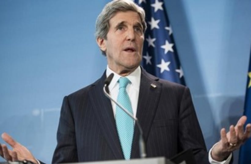 US Secretary of State John Kerry. (photo credit: REUTERS)