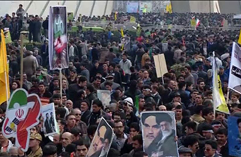 Iran marks Islamic Revolution anniversary (photo credit: REUTERS)