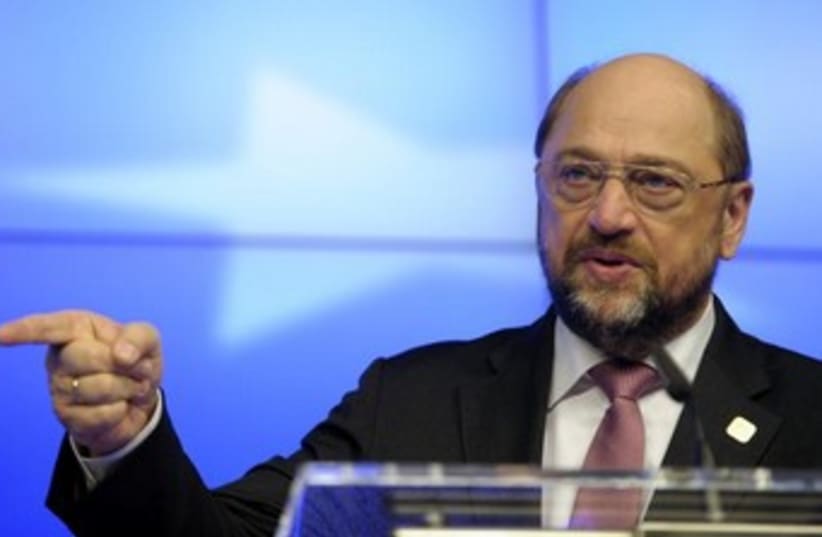 European Parliament President Martin Schulz (photo credit: REUTERS)