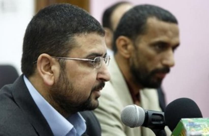 Hamas spokesperson Sami Abu-Zuhri (photo credit: REUTERS)