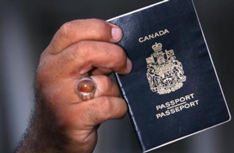 Canadian passport (photo credit: REUTERS)