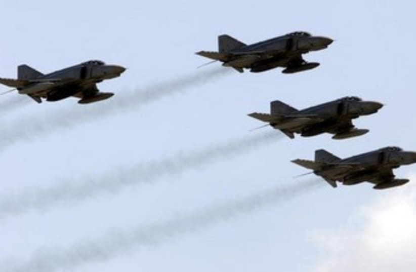 F-4 Phanton military aircrafts (photo credit: REUTERS)
