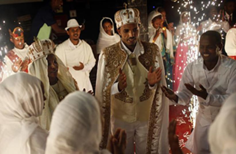 Eritrean wedding‏ (photo credit: REUTERS)