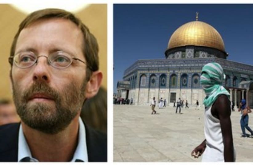 Likud MK Moshe Feiglin wants to cause a stir on Temple Mount (photo credit: FLASH 90,REUTERS)