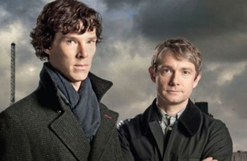Sherlock Holmes and Dr. Watson (photo credit: Courtesy)
